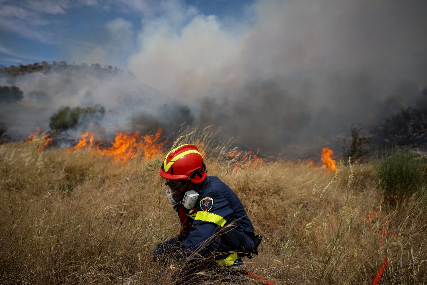 Φωτιά και στη Λευκάδα – Επί ποδός η πυροσβεστική