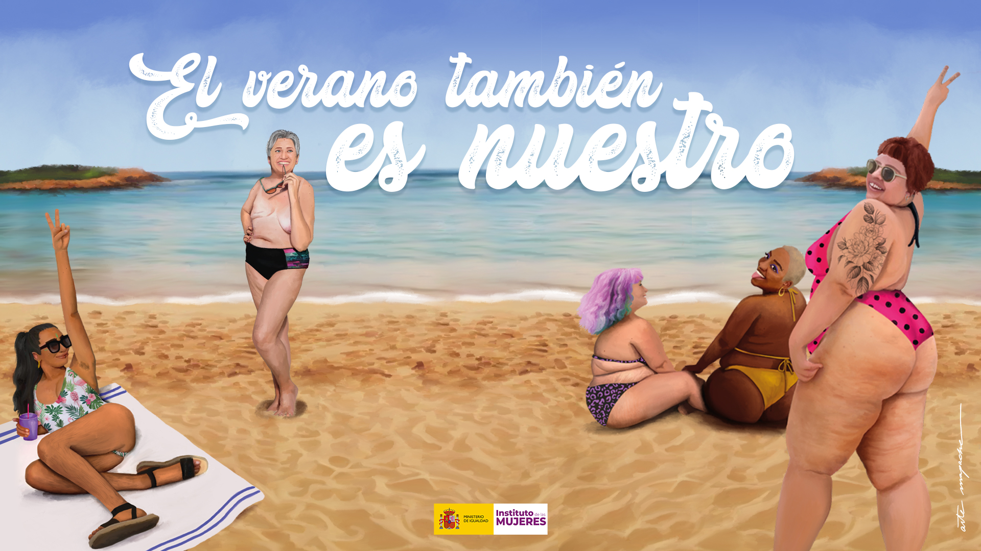 «Όλα τα σώματα είναι σώματα για την παραλία»: Η εξαιρετική καμπάνια της ισπανικής κυβέρνησης