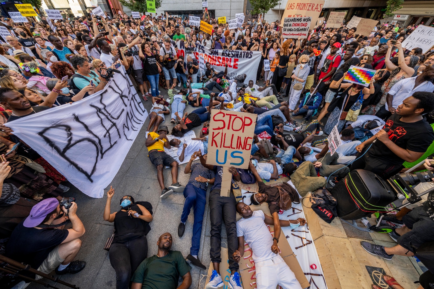 Ο λαός ενάντια στη βαρβαρότητα: Διαδηλώσεις στην Ισπανία για το αιματοκύλισμα στη Μελίγια