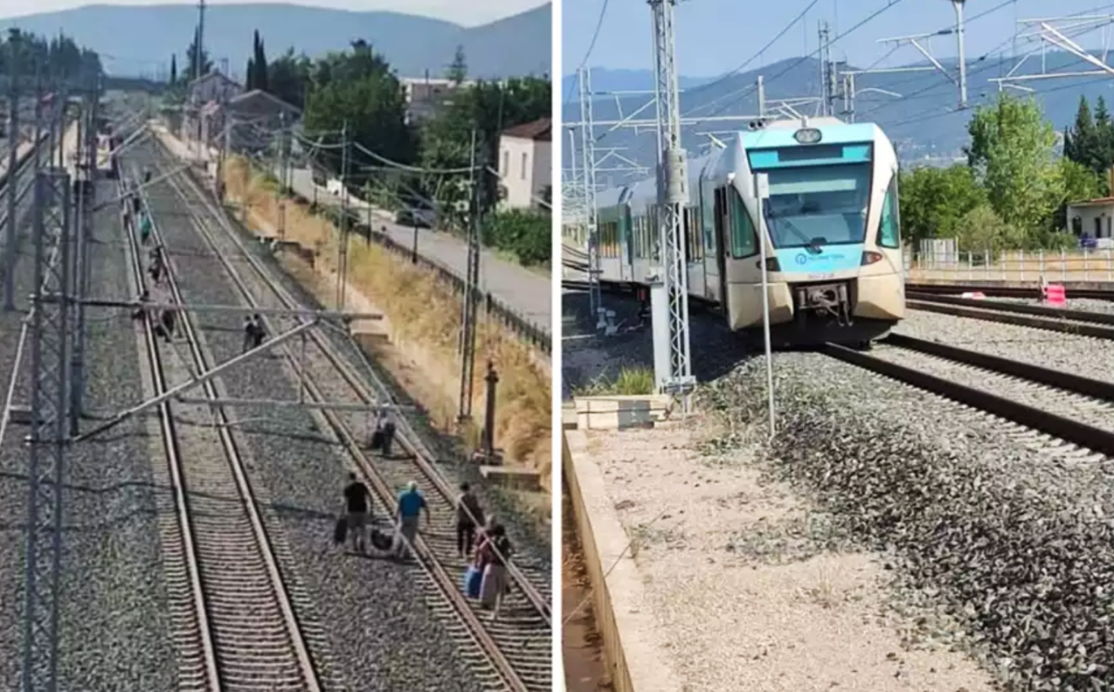 Ελλάδα 2.0: Εκτροχιάστηκε τρένο και οι επιβάτες αναγκάστηκαν να περπατήσουν σε γραμμή υπό τάση
