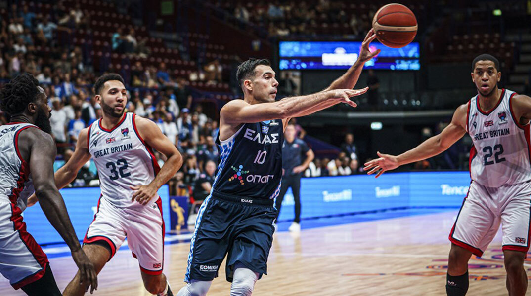 Ευρωμπάσκετ: 3 στα 3 η εθνική μας με πρωταγωνιστές τους Σλούκα και Παπαγιάννη