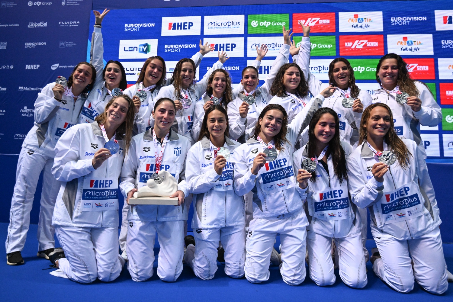 Ασημένια η εθνική ομάδα πόλο γυναικών στο Eυρωπαϊκό πρωτάθλημα