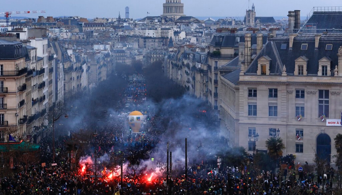 Η Διεθνής Αμνηστία καταγγέλει υπερβολική βία στις διαδηλώσεις του Παρισιού