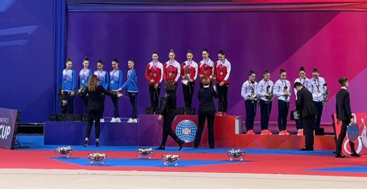 Παγκόσμιο Κύπελλο Ρυθμικής: Ασημένιο μετάλλιο η Εθνική ανσάμπλ