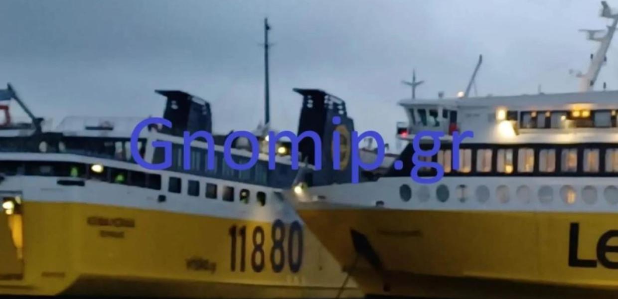 Συγκρούστηκαν πλοία στο λιμάνι της Κυλλήνης