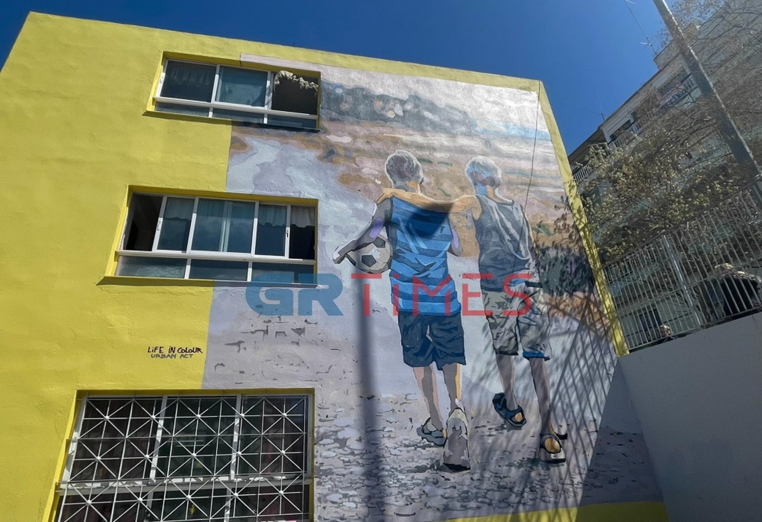 ‘Αλκης: Νέο γκραφίτι σε σχολείο στη μνήμη του με μήνυμα αλληλεγύης