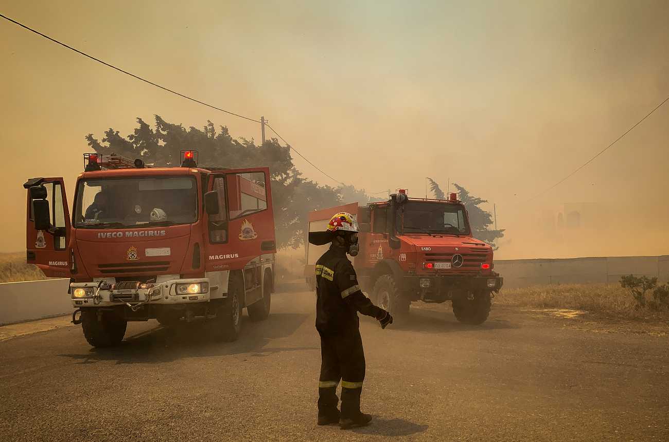 Θεσσαλονίκη: Ξέσπασε φωτιά κοντά στο Παιδικό Χωριό SOS στο Φίλυρο