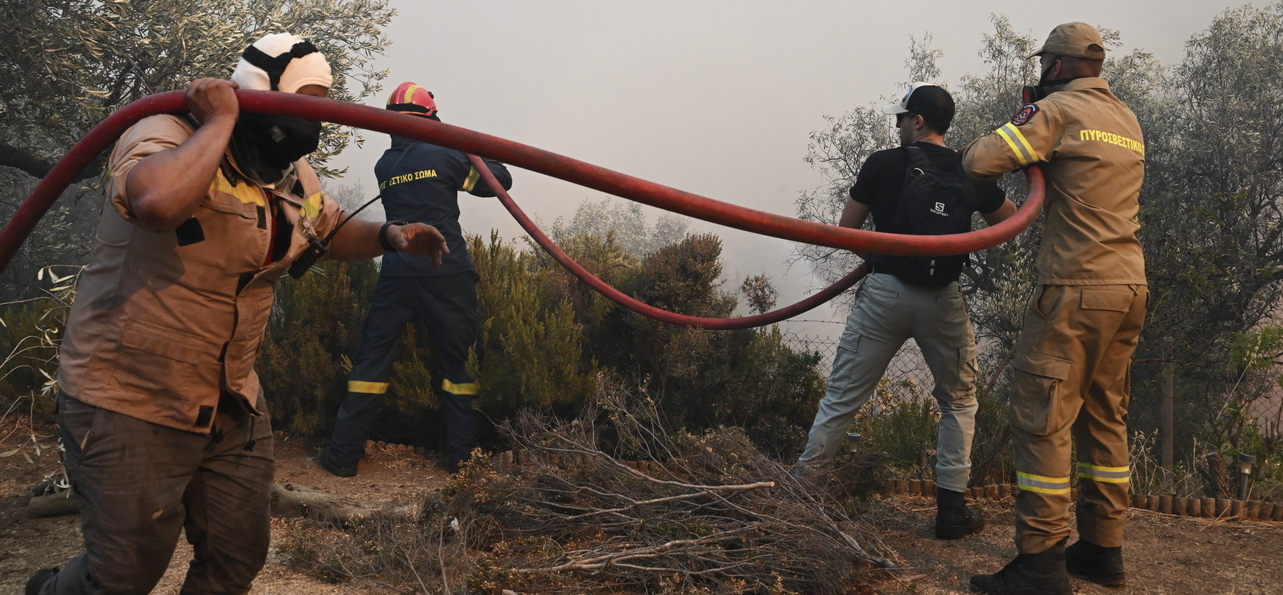 Ηλεία: Υπό έλεγχο η πυρκαγιά σε δασική έκταση στην περιοχή Πλάτανος