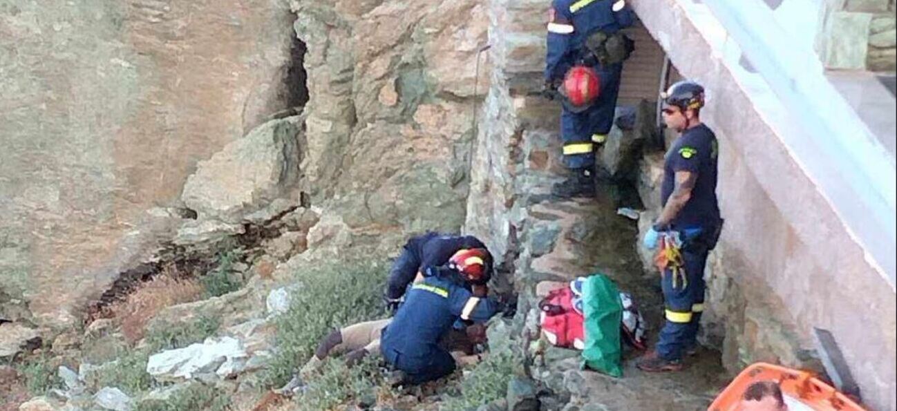 Κρήτη: Νέο εργατικό ατύχημα – 55χρονος έπεσε από τα 3 μέτρα