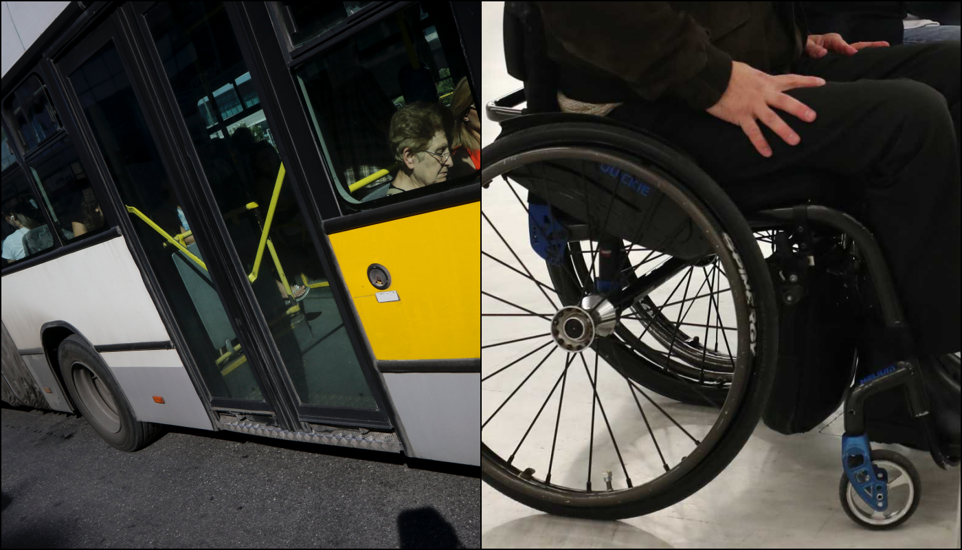 «Αφού δεν μπορείς, να μην βγαίνεις!» – Μισαναπηρική συμπεριφορά οδηγού λεωφορείου (Video)
