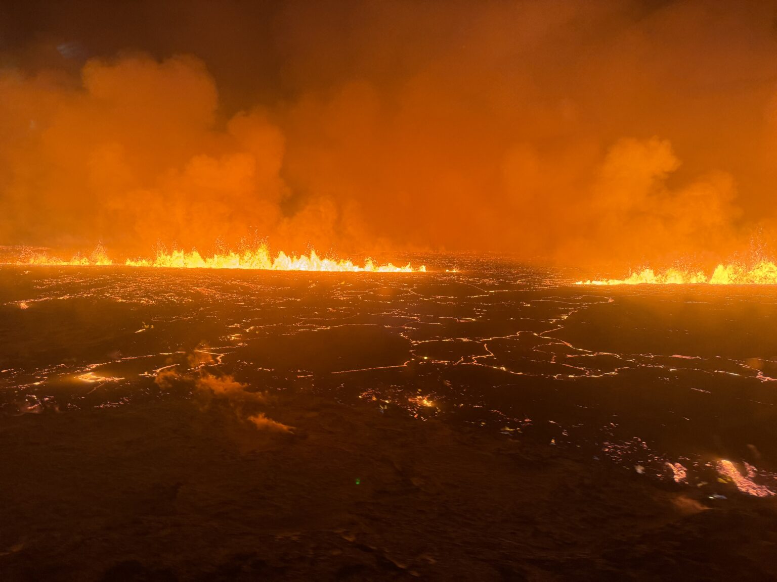 Ισλανδία – Ηφαίστειο: Η ρύπανση από τα αέρια ενδέχεται να πλήξει την ισλανδική πρωτεύουσα τις επόμενες ώρες