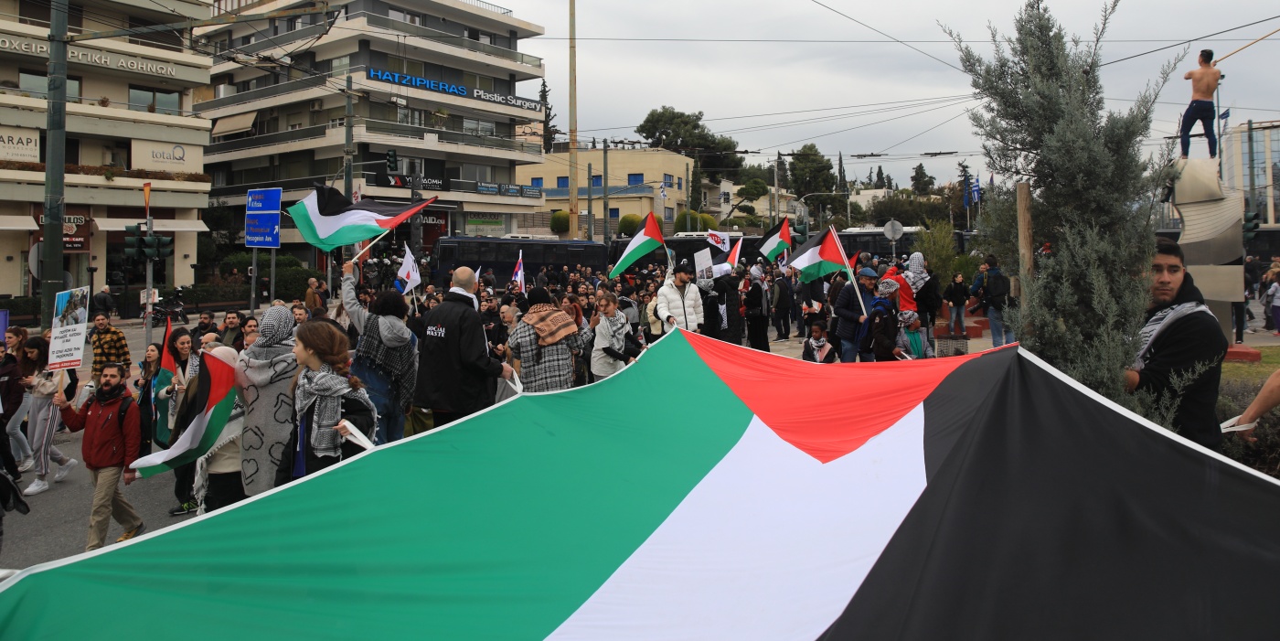 Οι Έλληνες φοιτητές πλάι στο διεθνές κίνημα για τη Γάζα με ολονύκτια διαμαρτυρία τη Δευτέρα