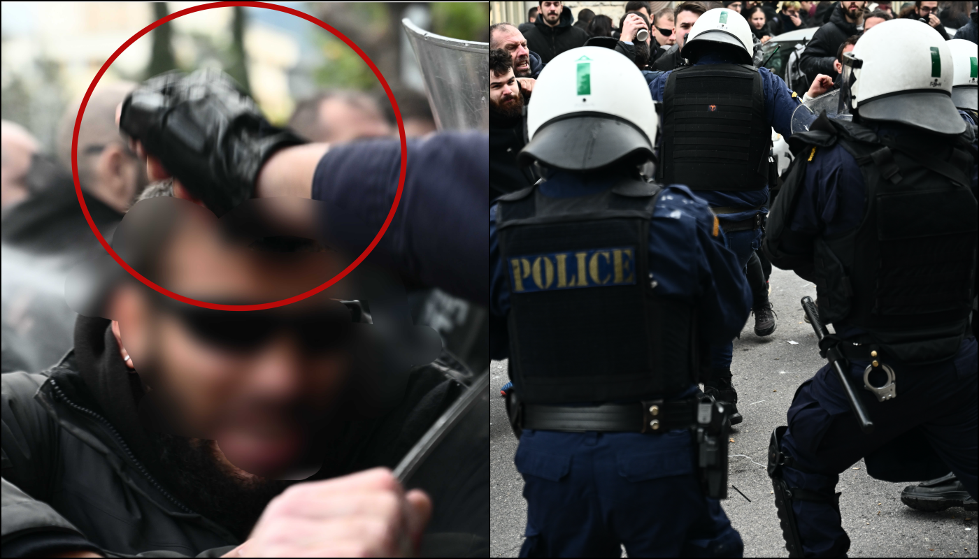 Έξωση Ι. Κολοβού: Αστυνομική βία κατά φωτορεπόρτερ που κάλυπτε τη συγκέντρωση