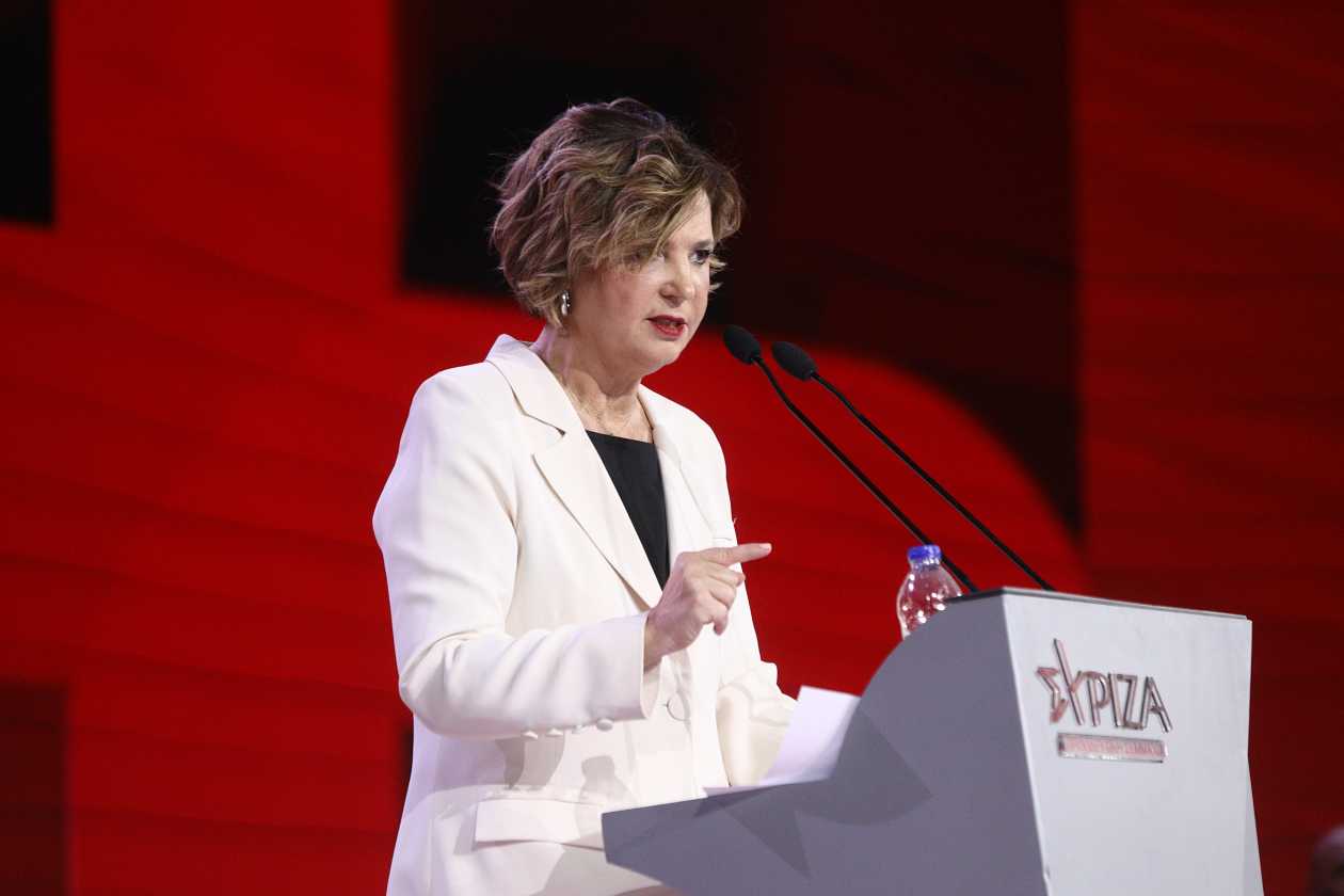 Όλγα Γεροβασίλη: Δηλώνω παρούσα ως υποψήφια πρόεδρος του ΣΥΡΙΖΑ