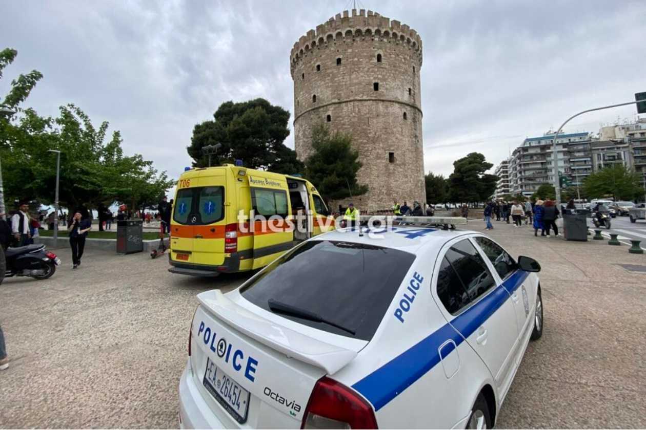 Τραγωδία στη Θεσσαλονίκη: Νεκρός ο άνδρας που έπεσε από τον Λευκό Πύργο